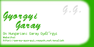 gyorgyi garay business card